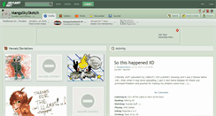 Desktop Screenshot of mangaskysketch.deviantart.com