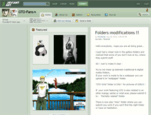 Tablet Screenshot of gto-fans.deviantart.com