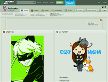Tablet Screenshot of aminako.deviantart.com