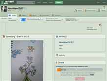 Tablet Screenshot of mewmewgirl01.deviantart.com