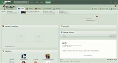 Desktop Screenshot of prodigy91.deviantart.com