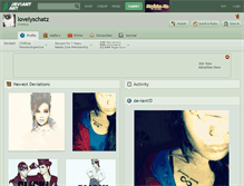 Tablet Screenshot of lovelyschatz.deviantart.com