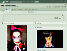Tablet Screenshot of elegant-lolitaxx.deviantart.com