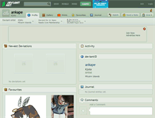 Tablet Screenshot of ankape.deviantart.com