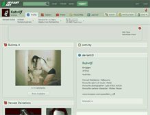 Tablet Screenshot of kutwijf.deviantart.com