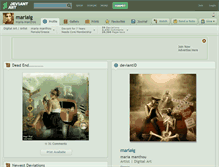 Tablet Screenshot of mariaig.deviantart.com
