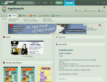 Tablet Screenshot of angelmosquito.deviantart.com