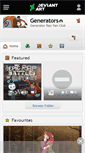 Mobile Screenshot of generators.deviantart.com