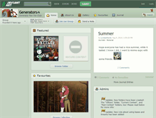 Tablet Screenshot of generators.deviantart.com