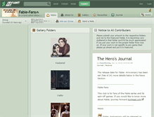 Tablet Screenshot of fable-fans.deviantart.com