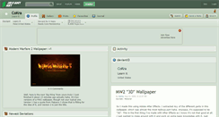 Desktop Screenshot of cokra.deviantart.com