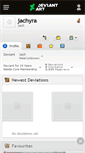 Mobile Screenshot of jachyra.deviantart.com