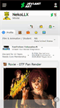 Mobile Screenshot of nekollx.deviantart.com