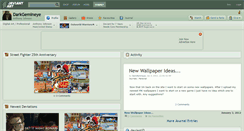Desktop Screenshot of darkgemineye.deviantart.com