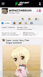 Mobile Screenshot of anime234dotcom.deviantart.com