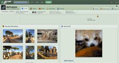 Desktop Screenshot of darkcalypso.deviantart.com