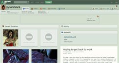 Desktop Screenshot of mynameisjunk.deviantart.com