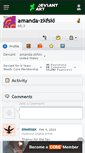 Mobile Screenshot of amanda-zkfski.deviantart.com