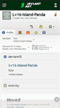 Mobile Screenshot of lv16-island-panda.deviantart.com