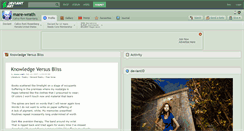 Desktop Screenshot of mare-wrath.deviantart.com