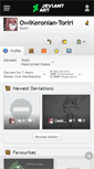 Mobile Screenshot of owlkeronian-toriri.deviantart.com