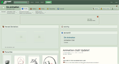 Desktop Screenshot of da-animation.deviantart.com