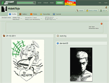 Tablet Screenshot of hidekitojo.deviantart.com