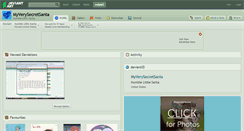 Desktop Screenshot of myverysecretsanta.deviantart.com