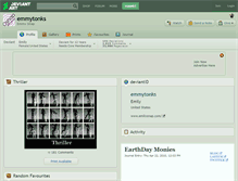 Tablet Screenshot of emmytonks.deviantart.com
