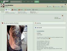 Tablet Screenshot of lucubration.deviantart.com