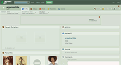 Desktop Screenshot of organicartista.deviantart.com