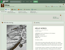 Tablet Screenshot of kilimac.deviantart.com