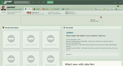 Desktop Screenshot of johnperi.deviantart.com