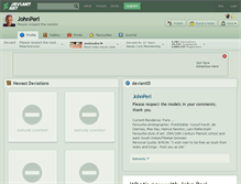Tablet Screenshot of johnperi.deviantart.com