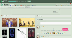 Desktop Screenshot of darknez.deviantart.com