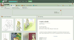 Desktop Screenshot of carolegal.deviantart.com