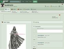 Tablet Screenshot of lacedemonio.deviantart.com