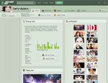 Tablet Screenshot of harry-styles.deviantart.com