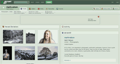 Desktop Screenshot of markwatson.deviantart.com