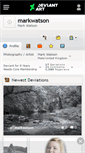 Mobile Screenshot of markwatson.deviantart.com
