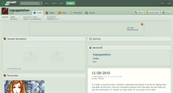 Desktop Screenshot of icepuppetshow.deviantart.com