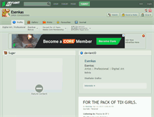 Tablet Screenshot of esenkas.deviantart.com