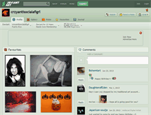 Tablet Screenshot of crzyantisocialafigrl.deviantart.com