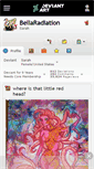 Mobile Screenshot of bellaradiation.deviantart.com