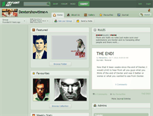 Tablet Screenshot of dextershowtime.deviantart.com