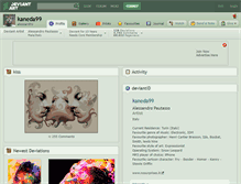 Tablet Screenshot of kaneda99.deviantart.com
