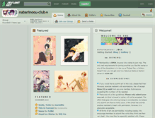 Tablet Screenshot of nabarinoou-club.deviantart.com