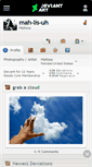 Mobile Screenshot of mah-lis-uh.deviantart.com