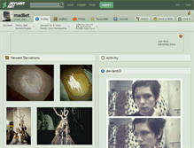 Tablet Screenshot of madbet.deviantart.com