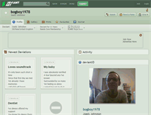 Tablet Screenshot of bogboy1978.deviantart.com